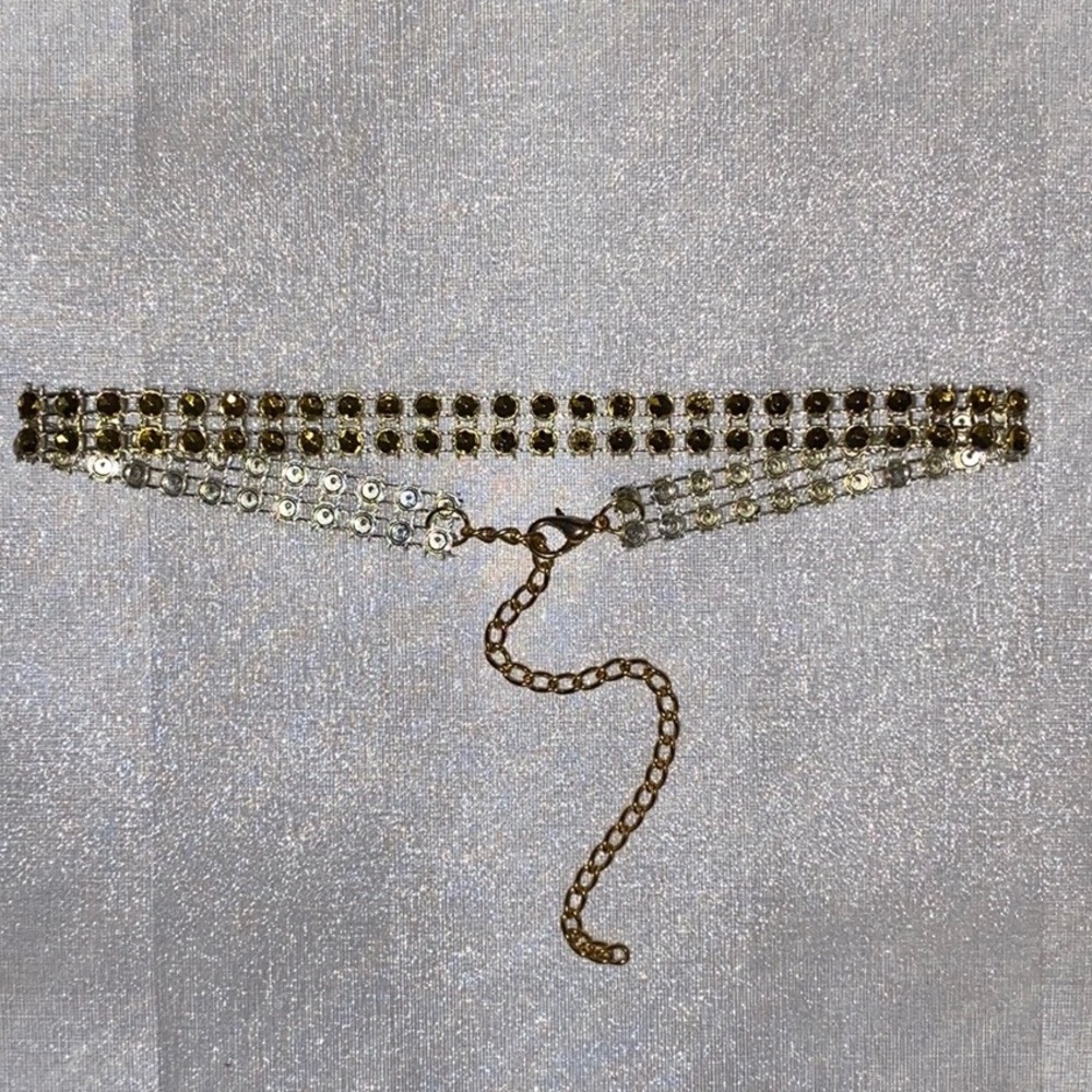Gold Diamond Choker